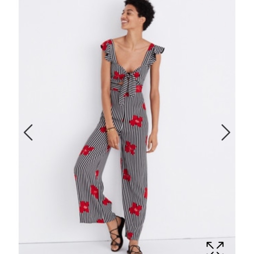 Madewell Plumeria Cutout Jumpsuit